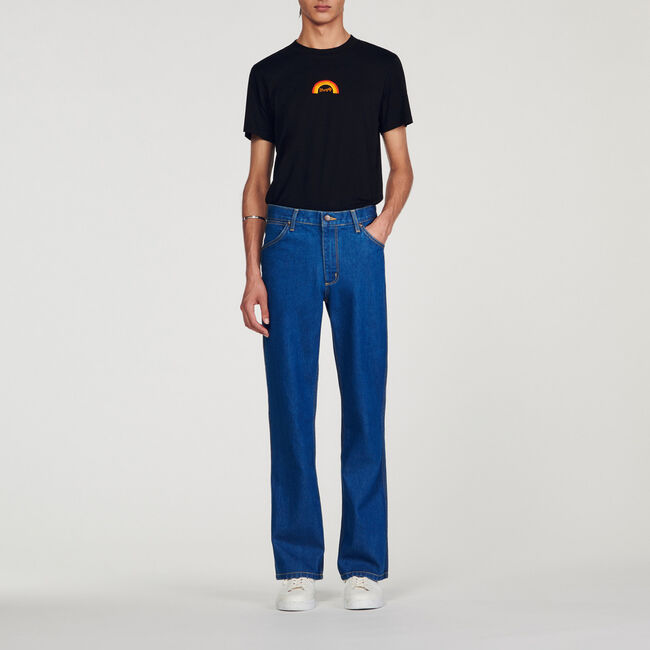 Jeans sbiaditi SANDROxWRANGLER