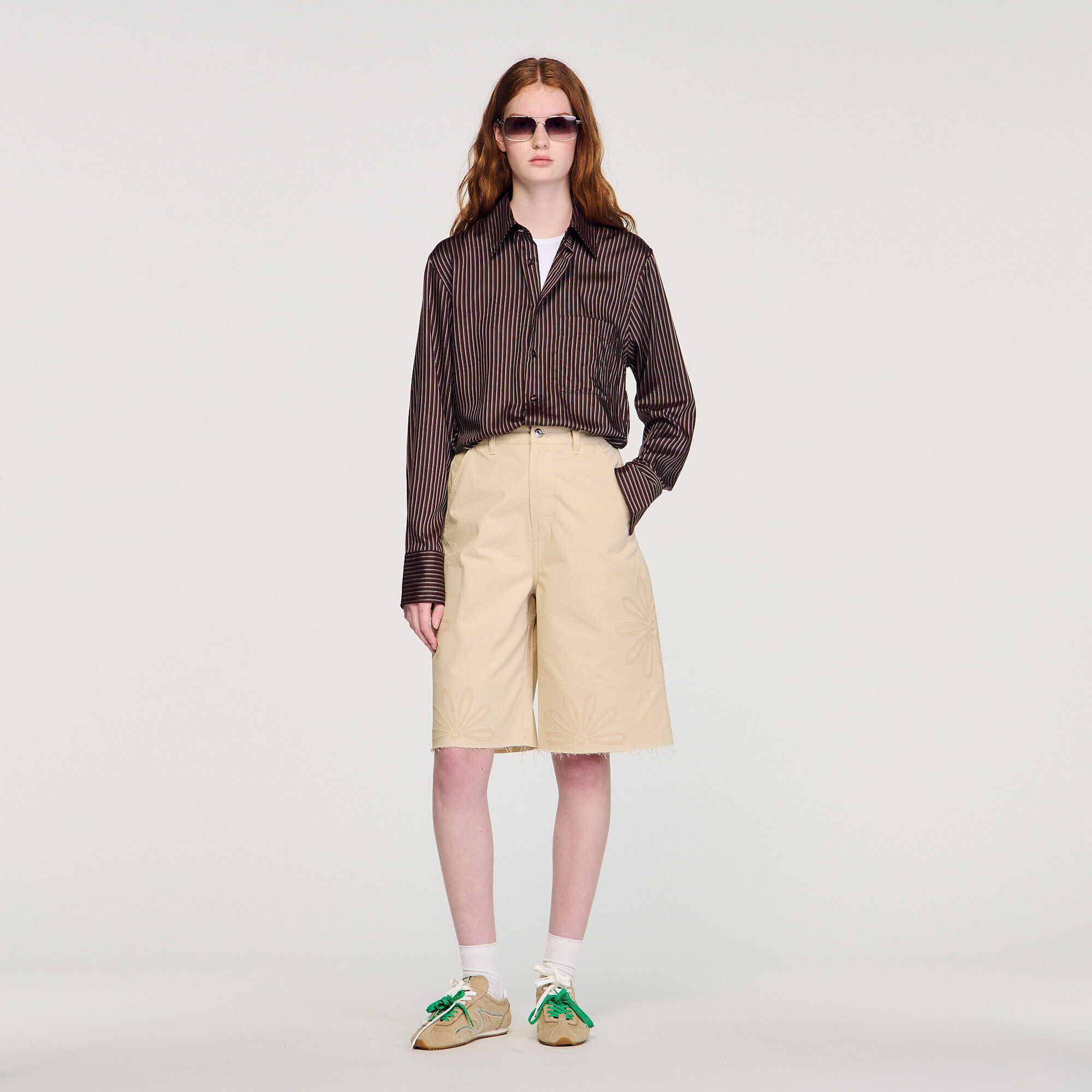 Camicia fluida a righe