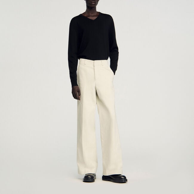 Pantaloni a taglio largo - Uomo | Sandro