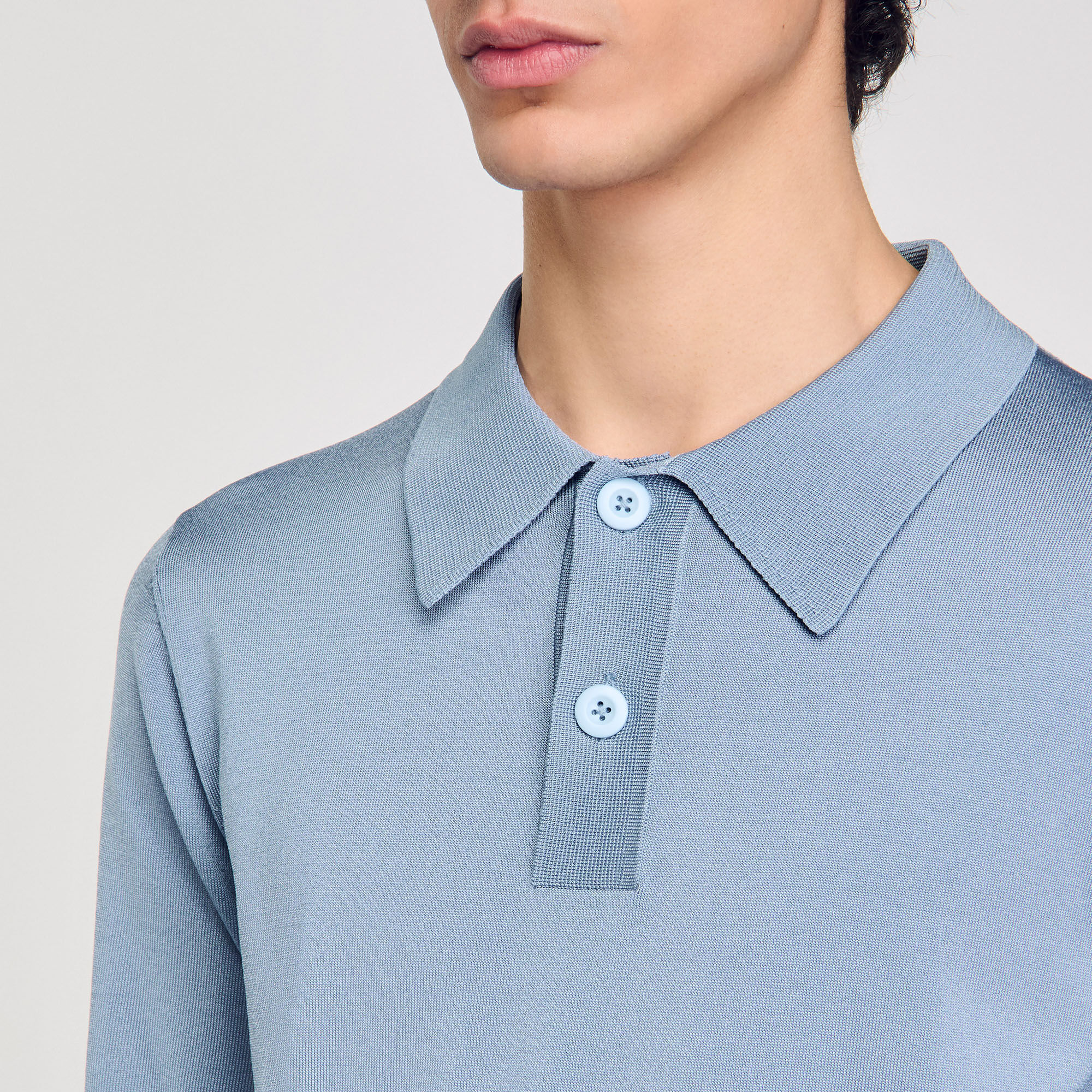 Polo in maglia a maniche corte