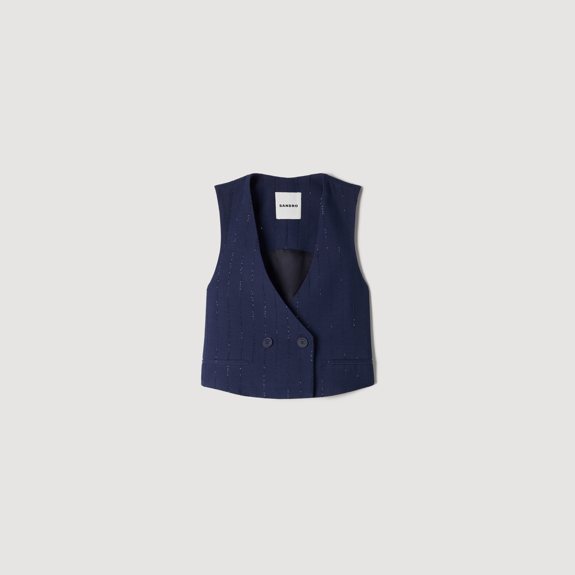Top stile gilet sartoriale