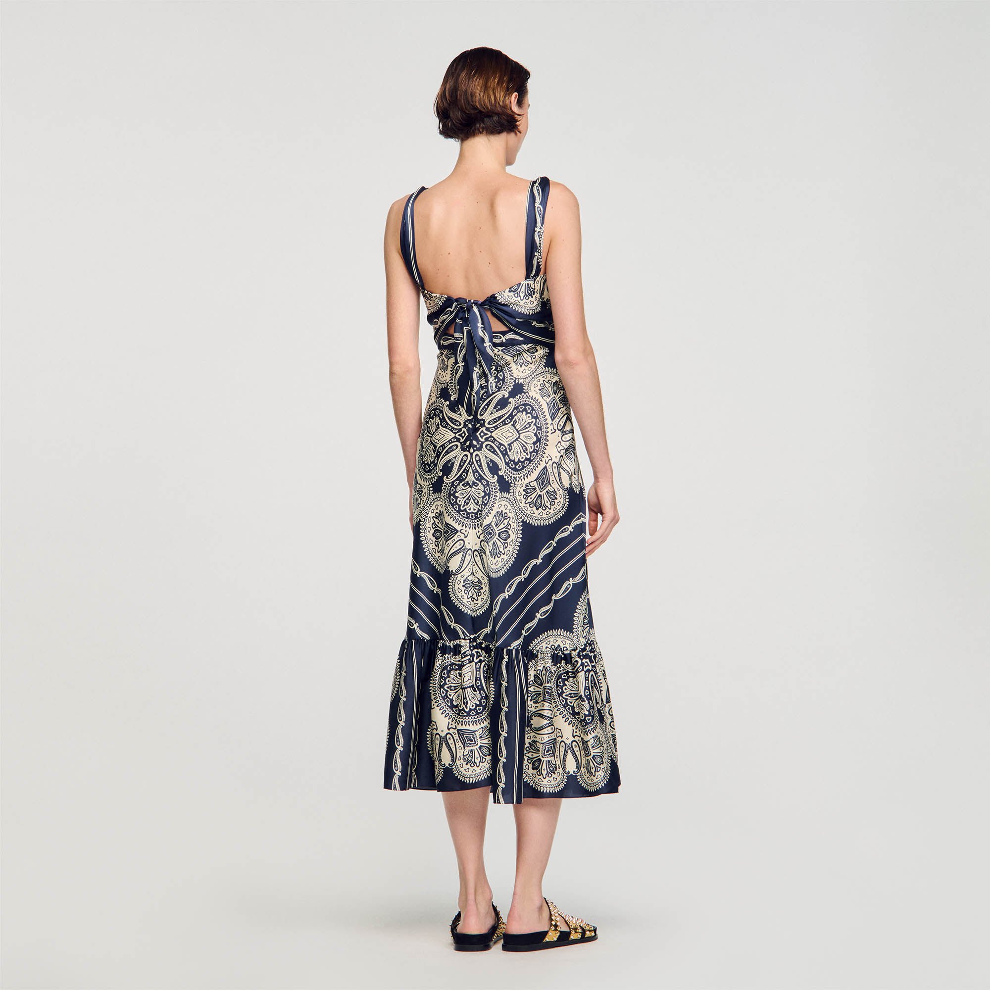 Abito lungo con stampa