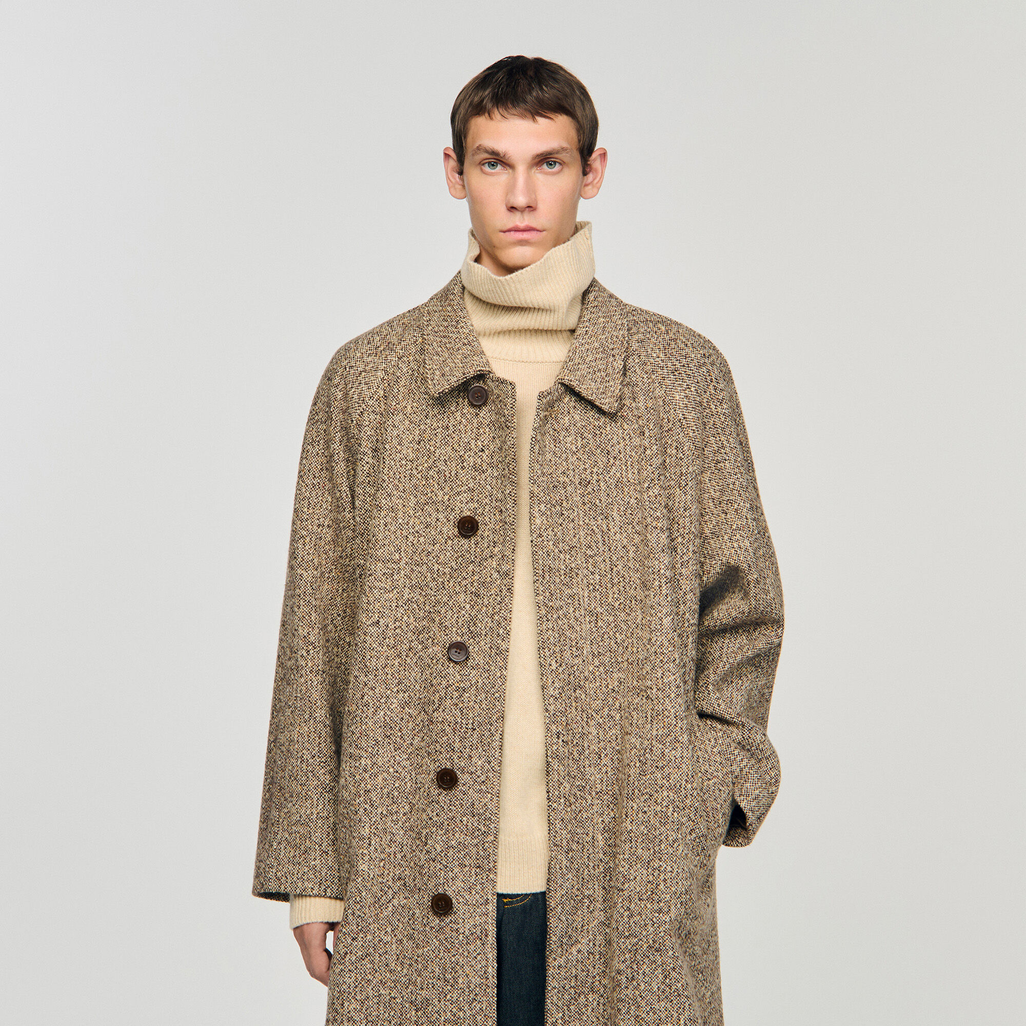 Cappotto oversize in lana