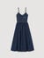 Abito midi in denim