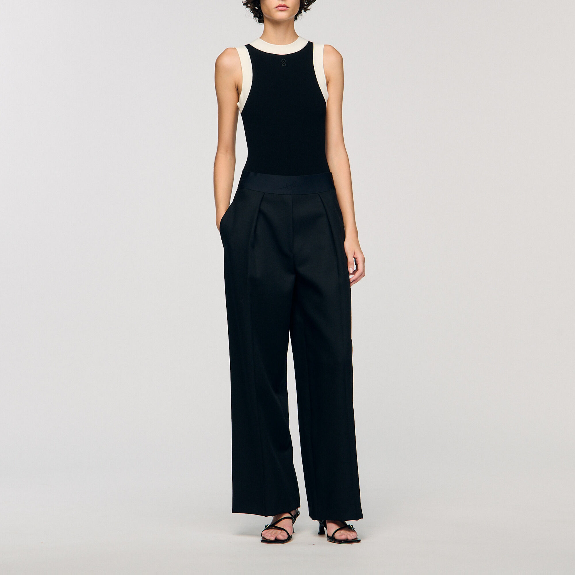 Body in maglia bicolor - Donna | Sandro