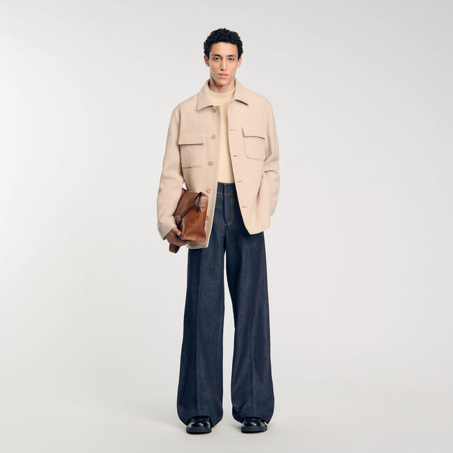 Overshirt con bottoni