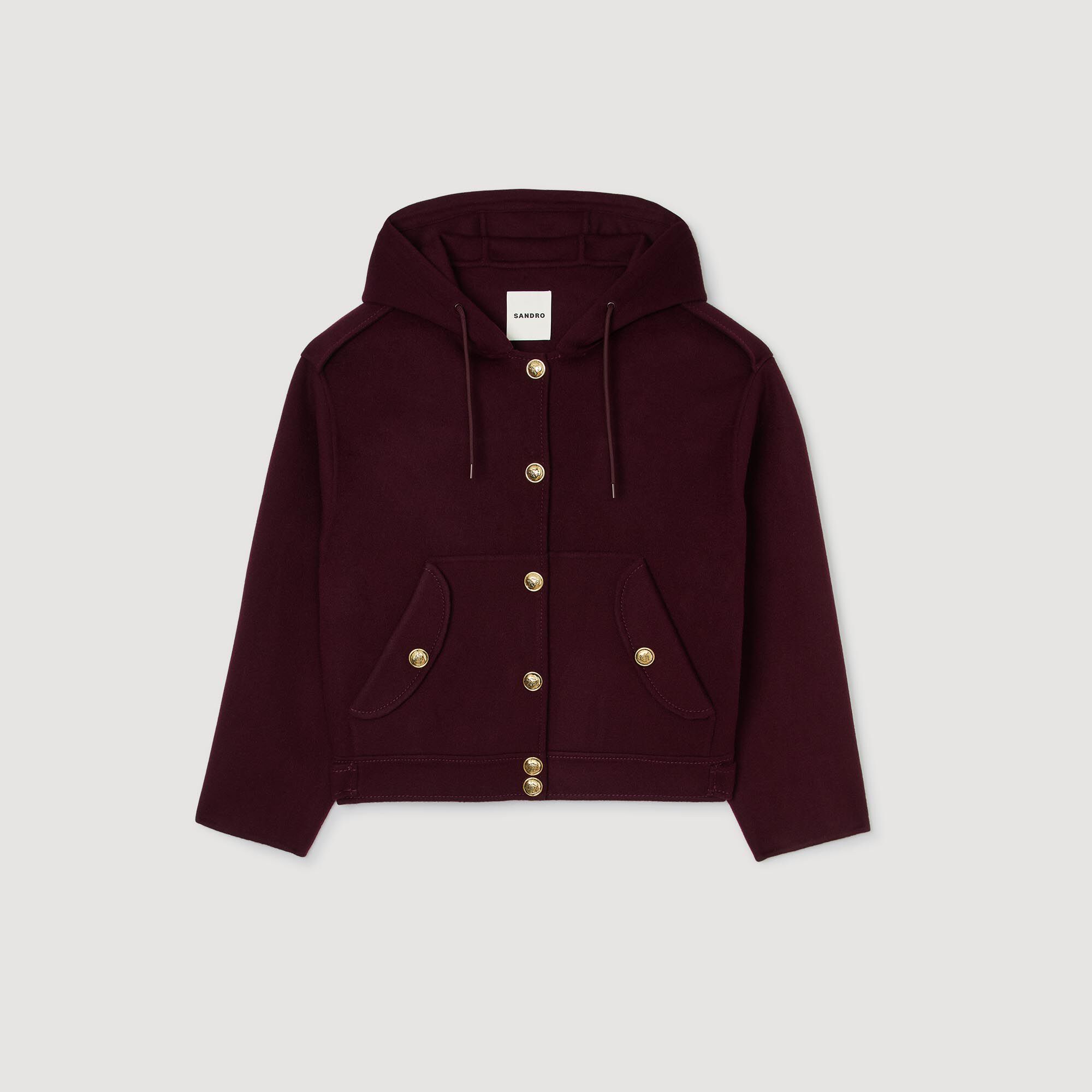 Cappotto in lana double face