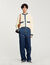 Cardigan con dettagli in denim