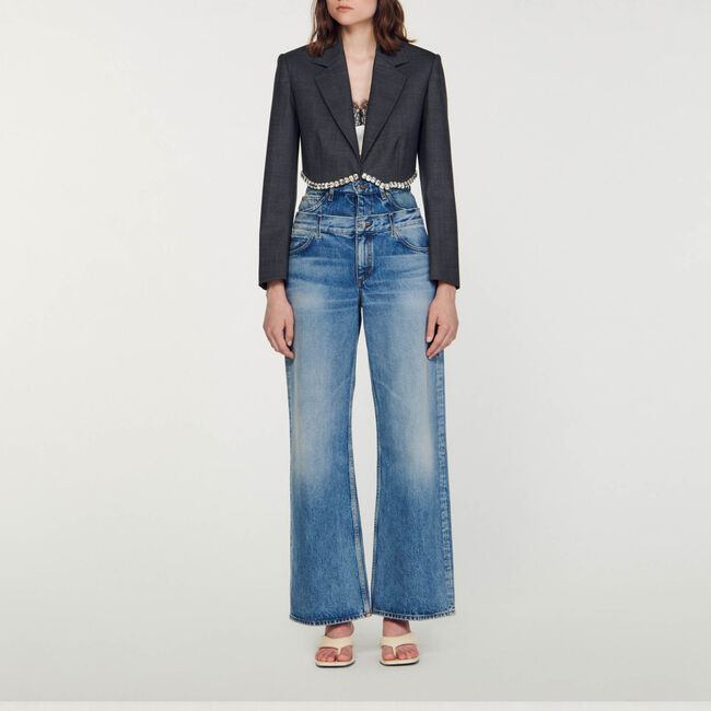 Giacca da tailleur corta