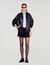 Giubbotto in pelle oversize