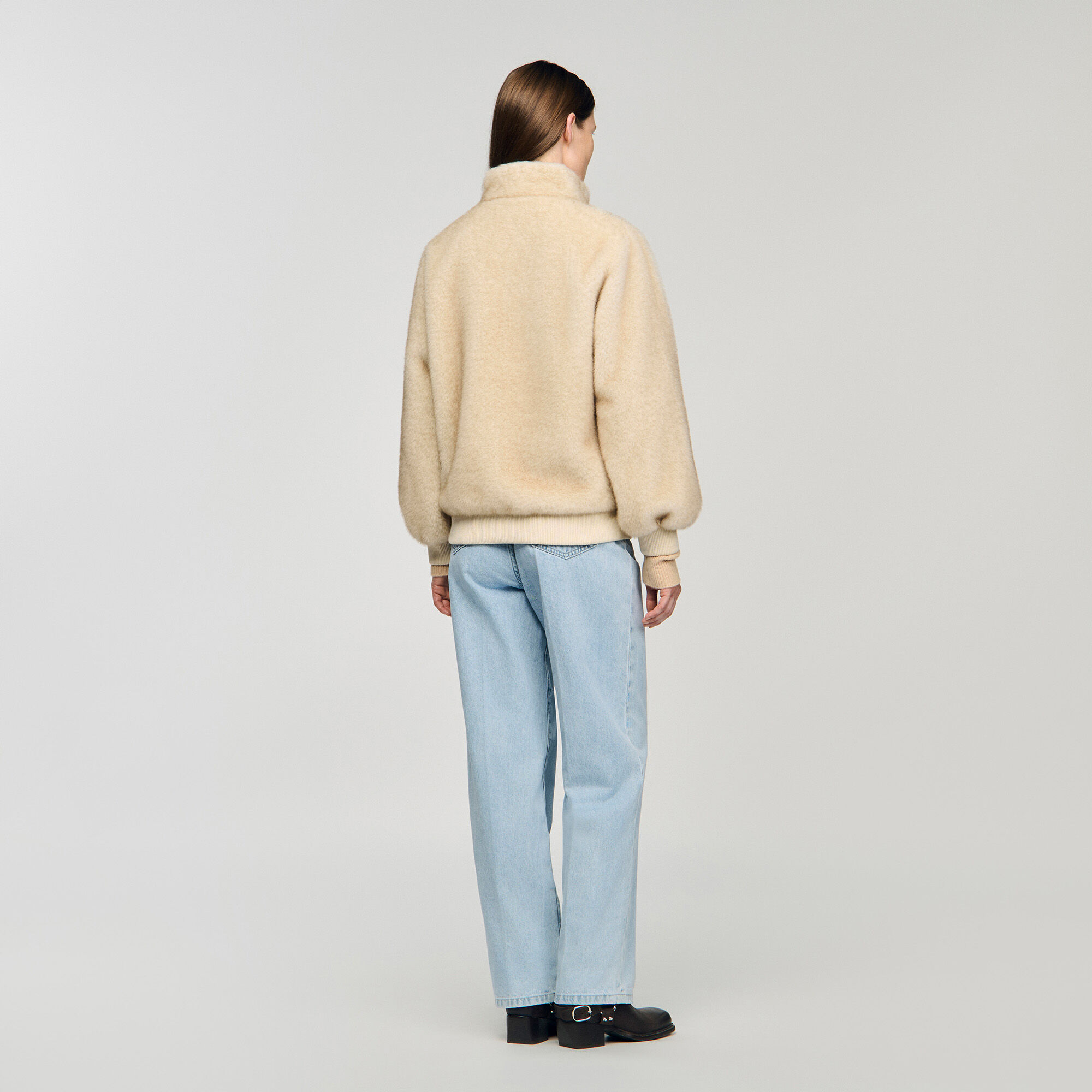 Giacca in ecopelliccia