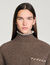 Maglione ampio con collo alto