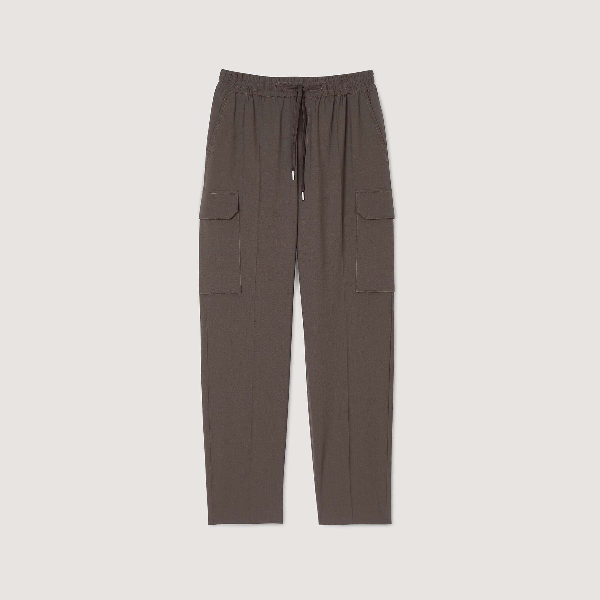 Pantaloni cargo elasticizzati