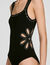 Body in maglia con borchie