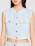 Gilet in tweed fantasia