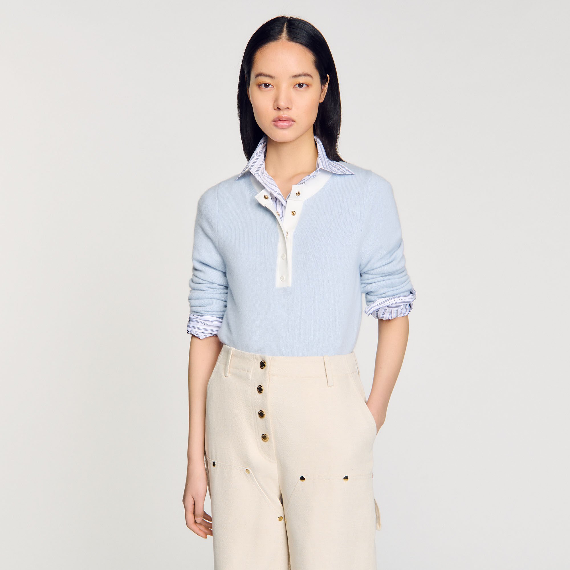 Maglione in lana e cashmere