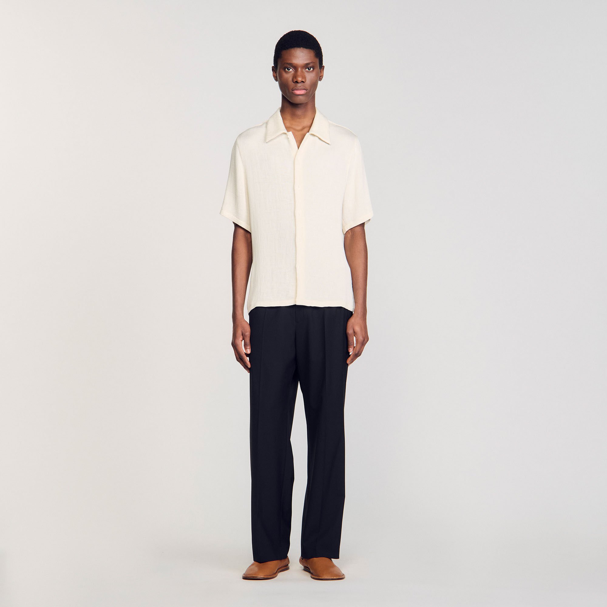 Camicia plissettata