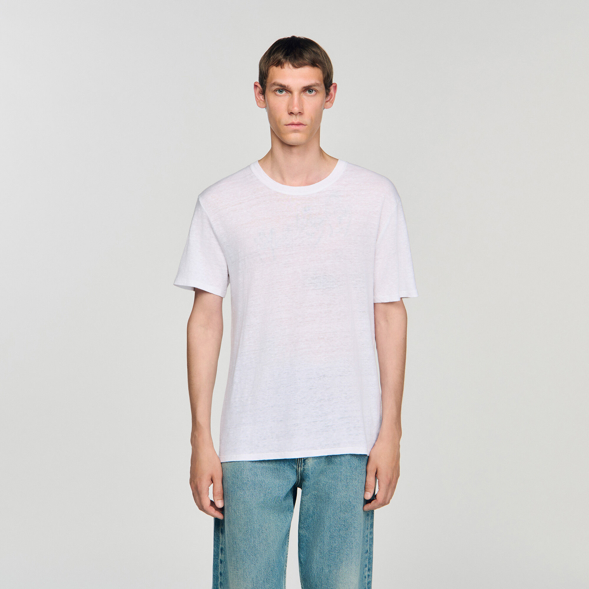 T-shirt in lino certificato