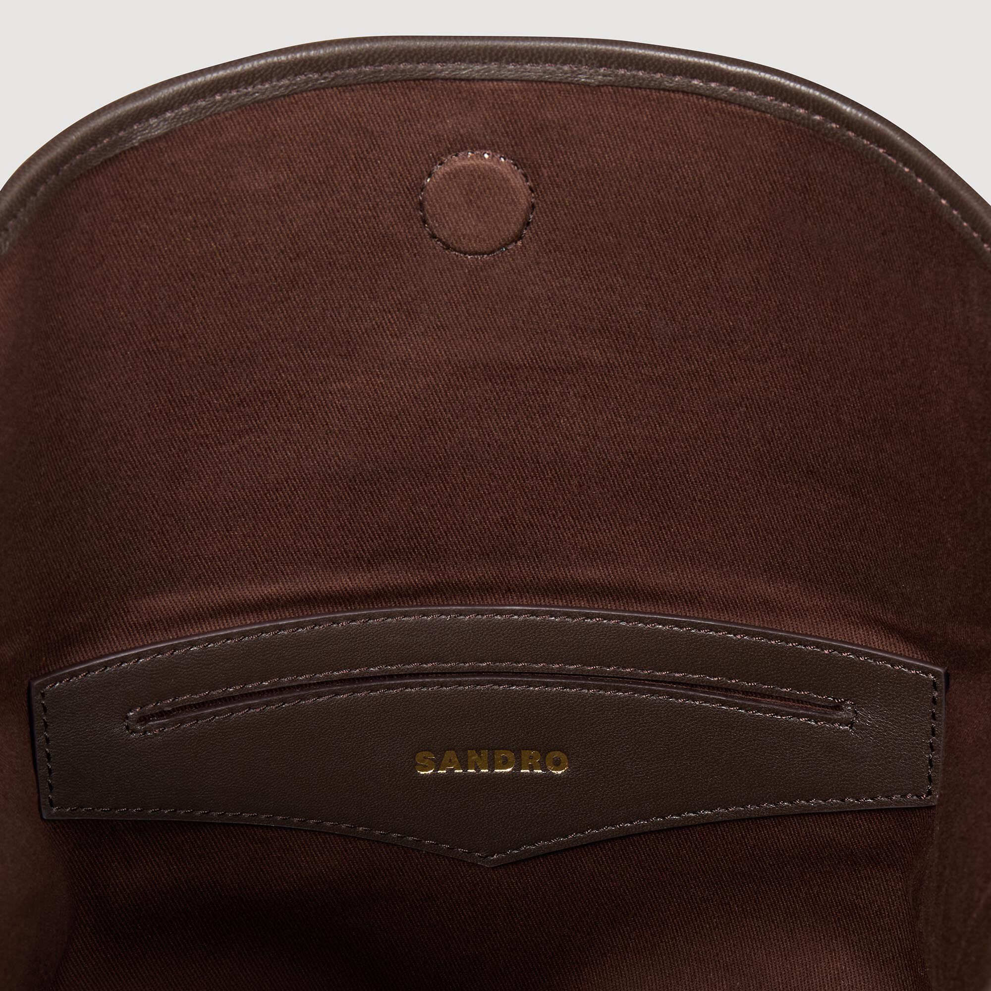 Borsa a secchiello in camoscio TANGOSO