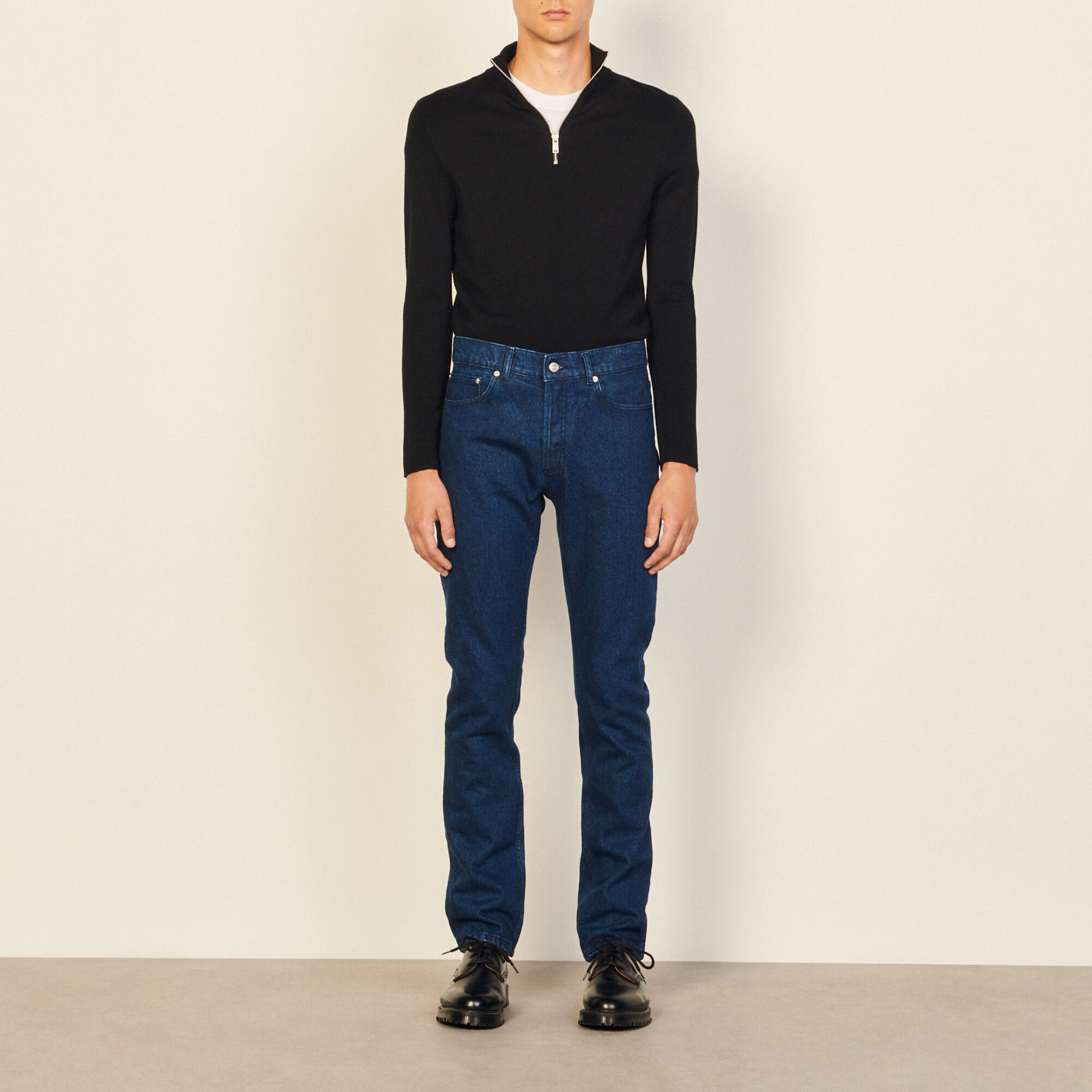 Jeans grezzi in cotone