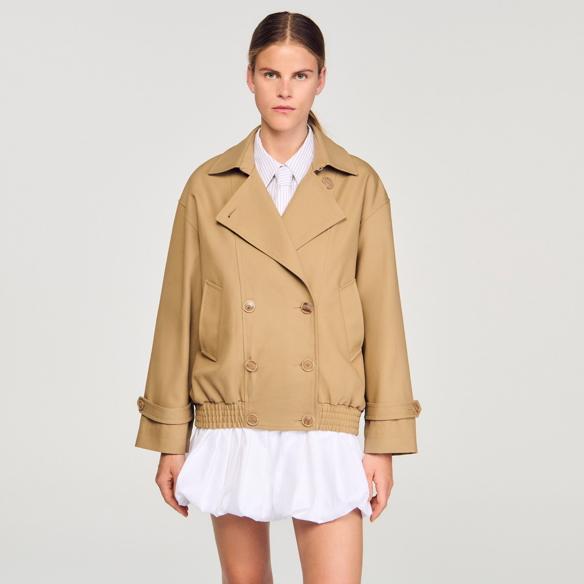 Trench corto oversize