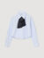 Camicia corta con cravatta rimossa
