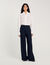 Pantaloni dritti a righine