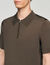 Polo in maglia con colletto con zip