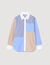 Camicia a righe mix stampe a righe