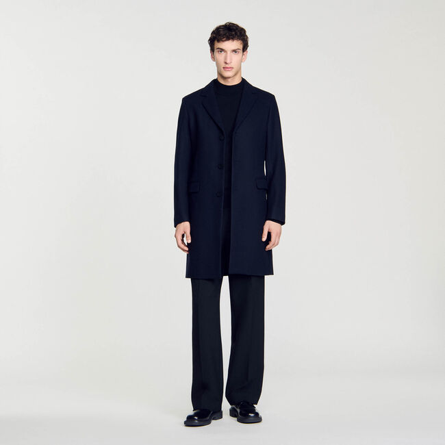 Cappotto in panno di lana