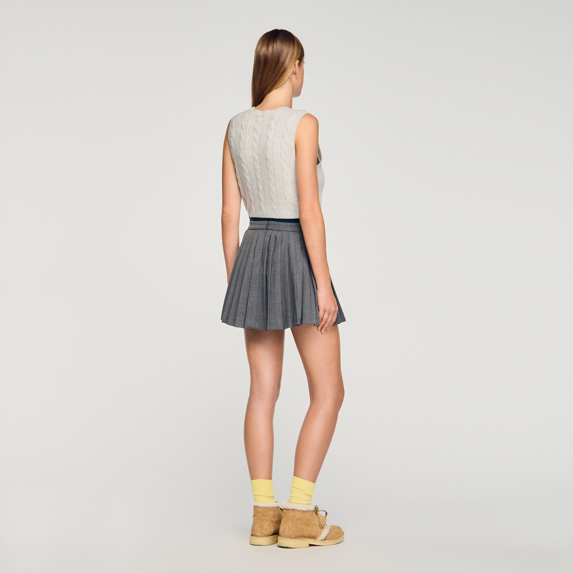 Skorts plissettati