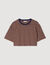T-shirt a righe e strass
