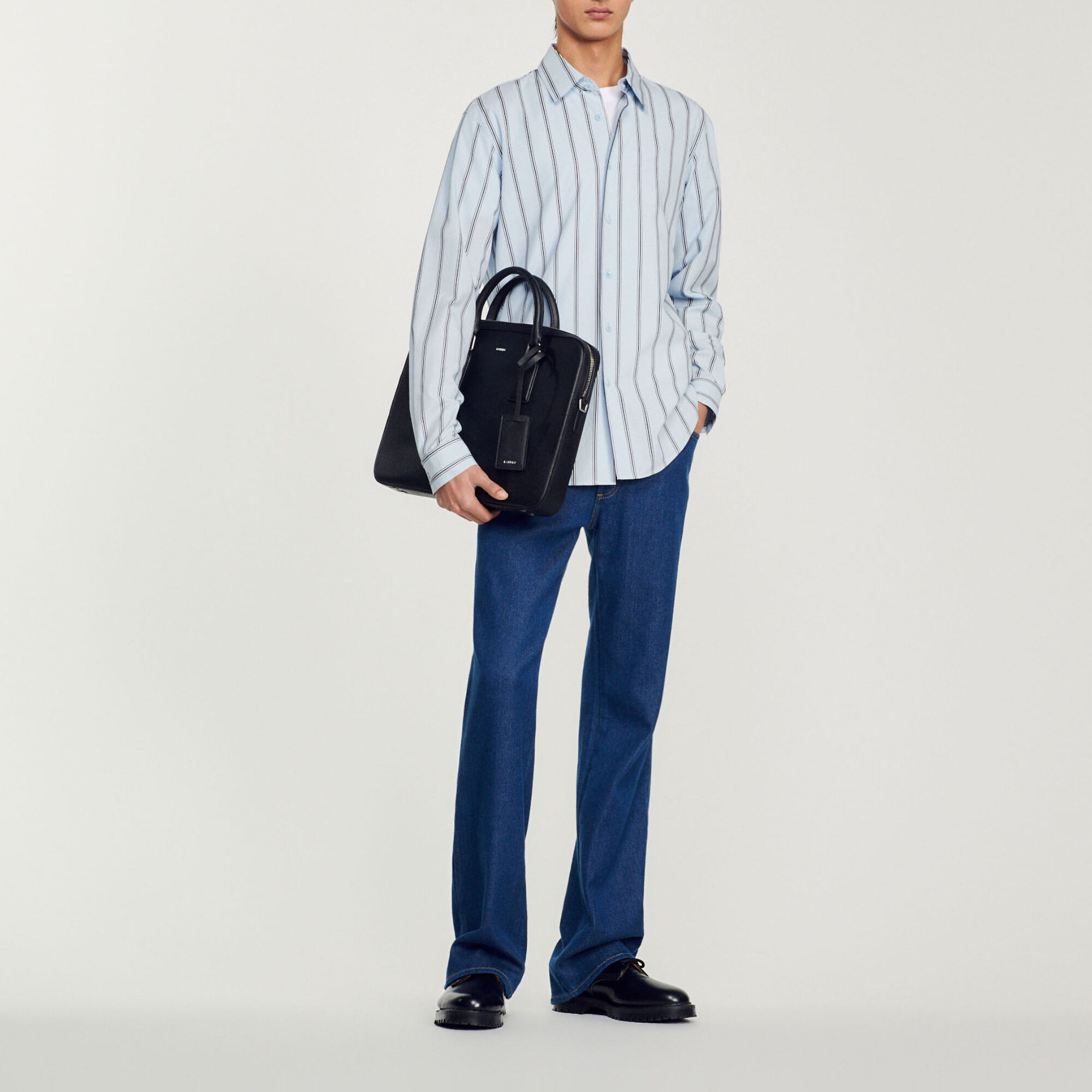 Ventiquattrore in pelle formato slim