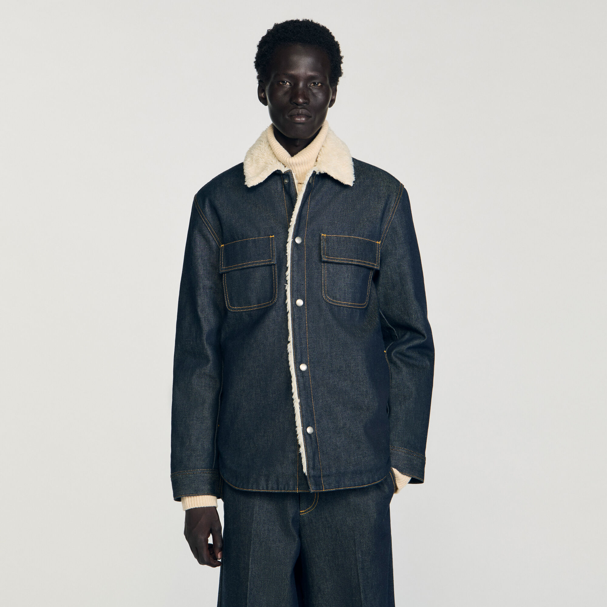 Overshirt in denim