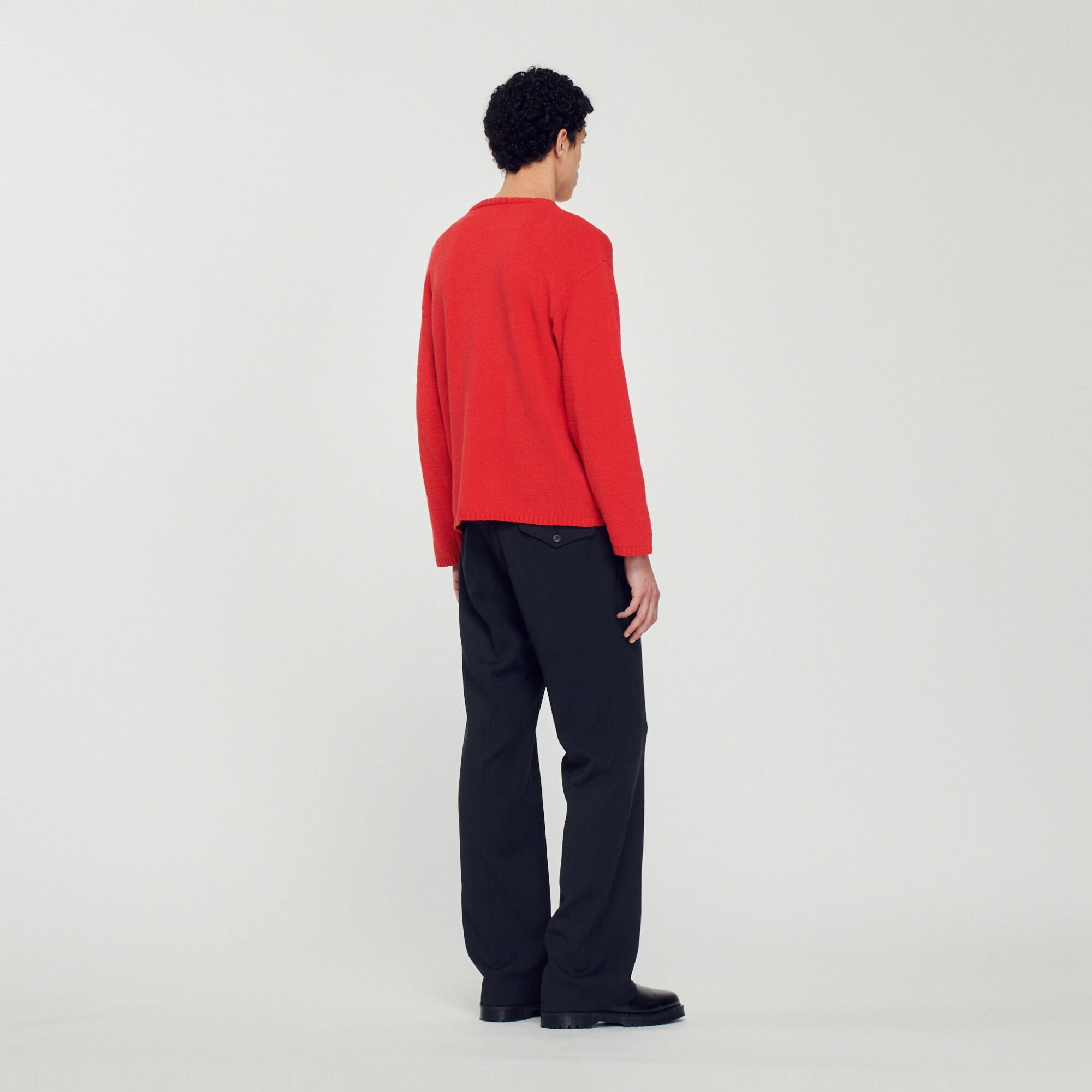 Pullover in maglia bouclé