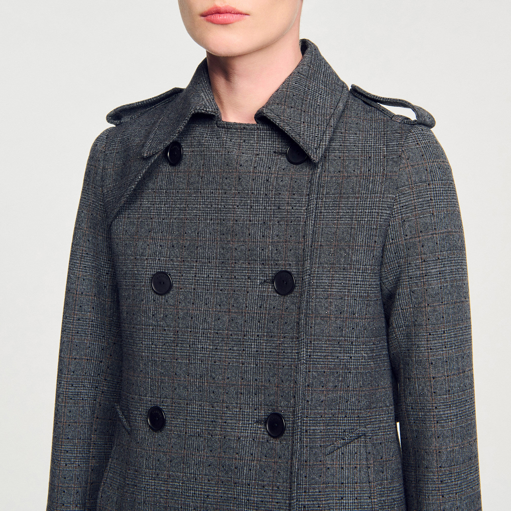 Trench glitterato