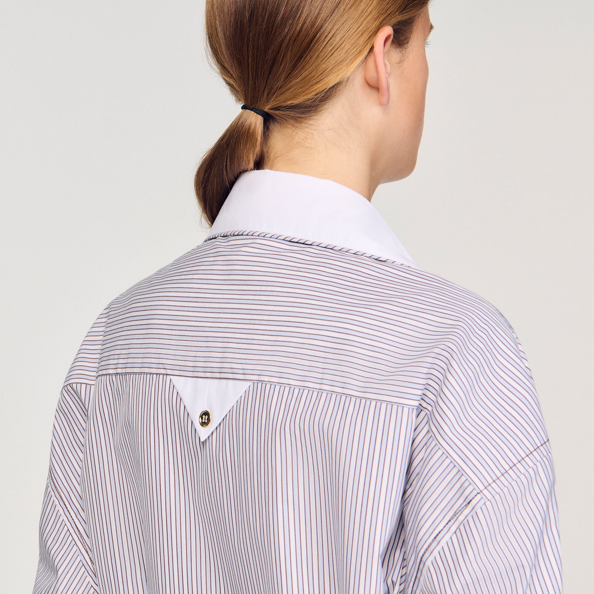 Camicia oversize a righe - Donna | Sandro