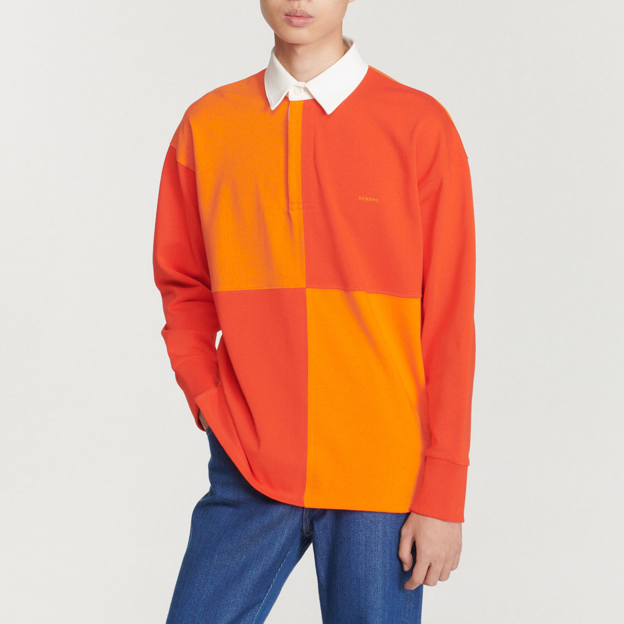 Polo da rugby in cotone bio