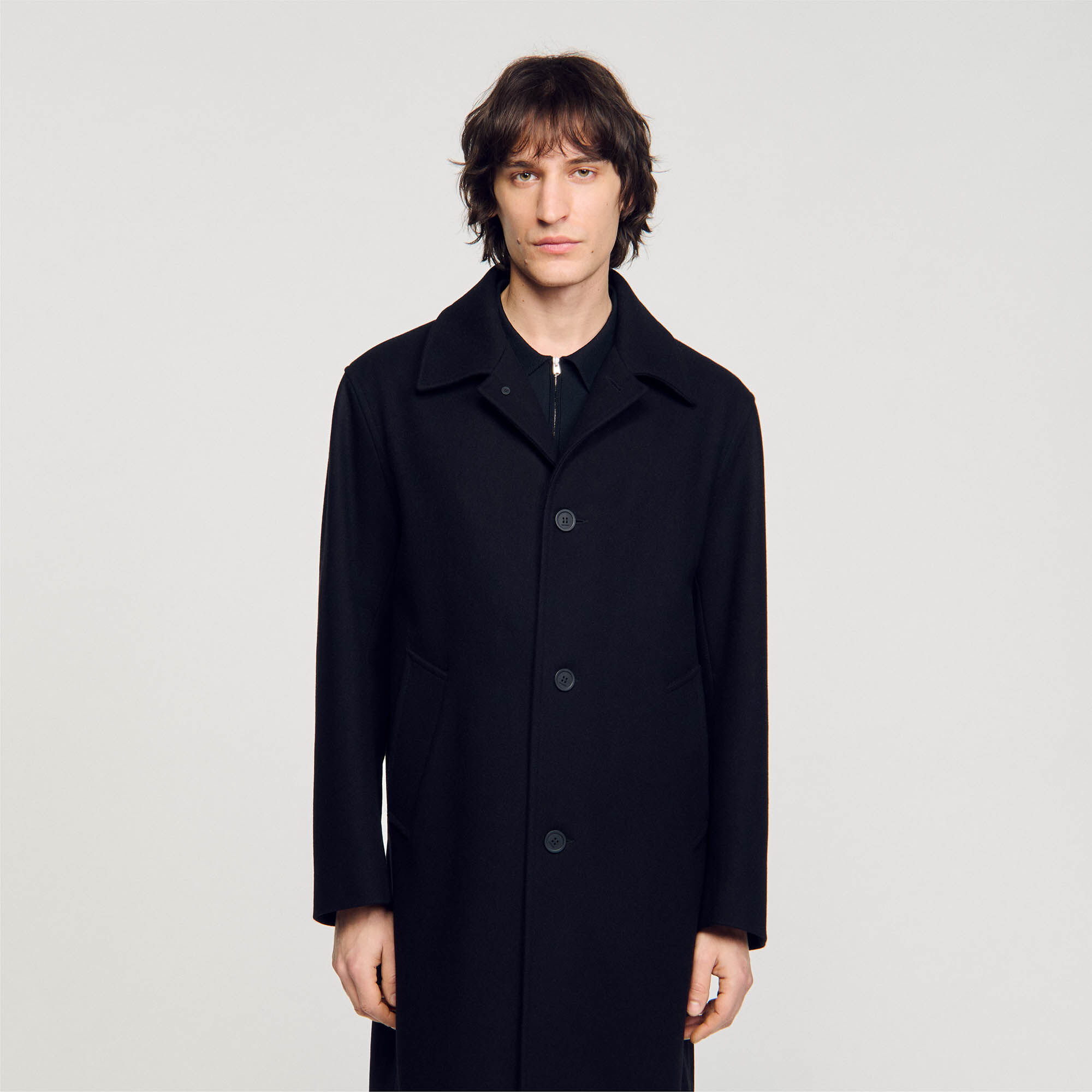 Cappotto in panno di lana
