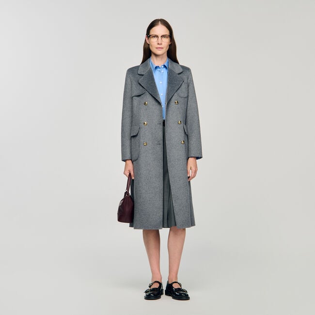 Cappotto a quadri double face