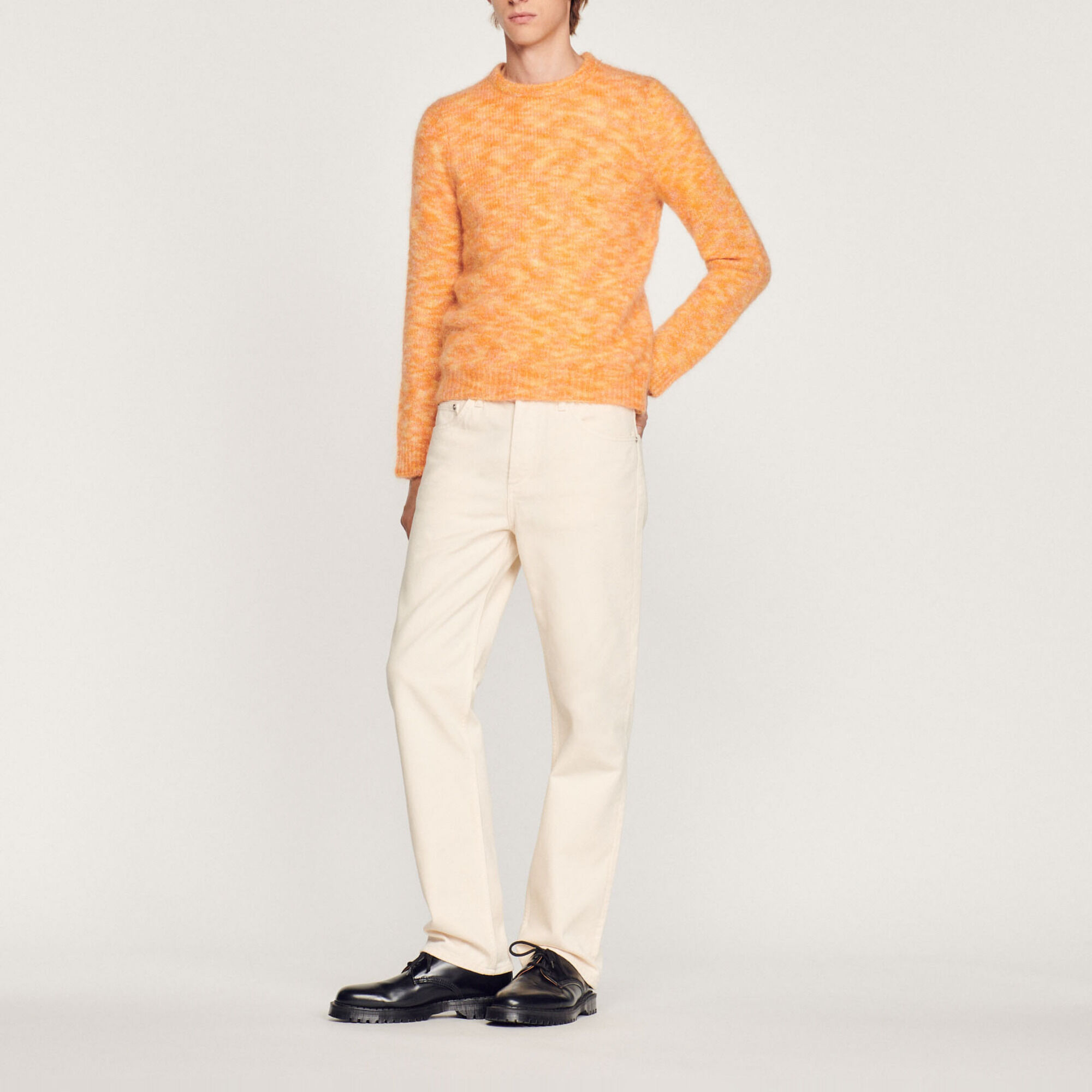 Pullover in lana girocollo