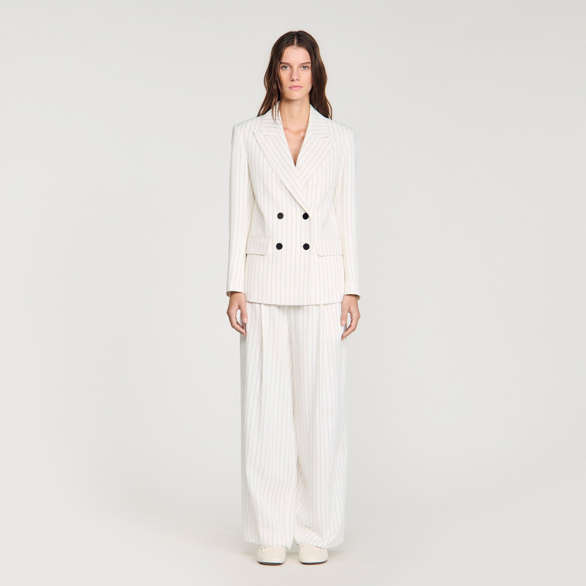 Giacca da tailleur a righe