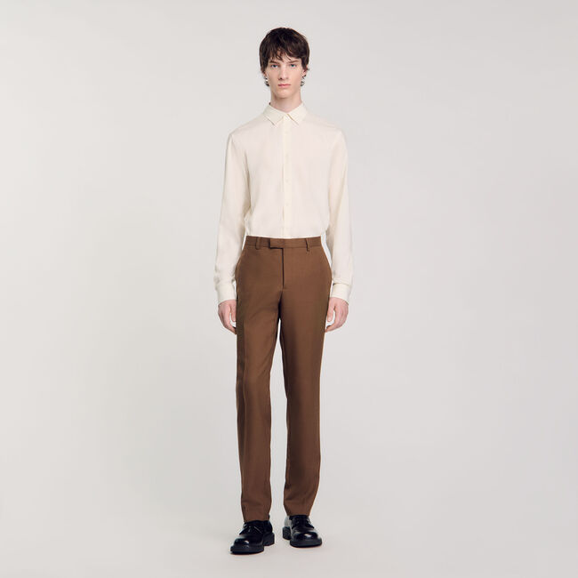 Pantaloni da abito in lana