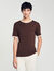 T-shirt bicolore con patch