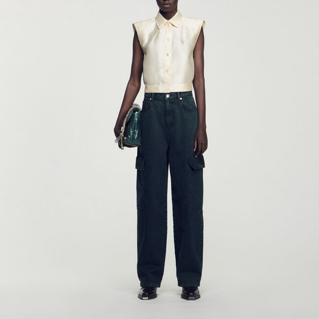 Jeans cargo oversize
