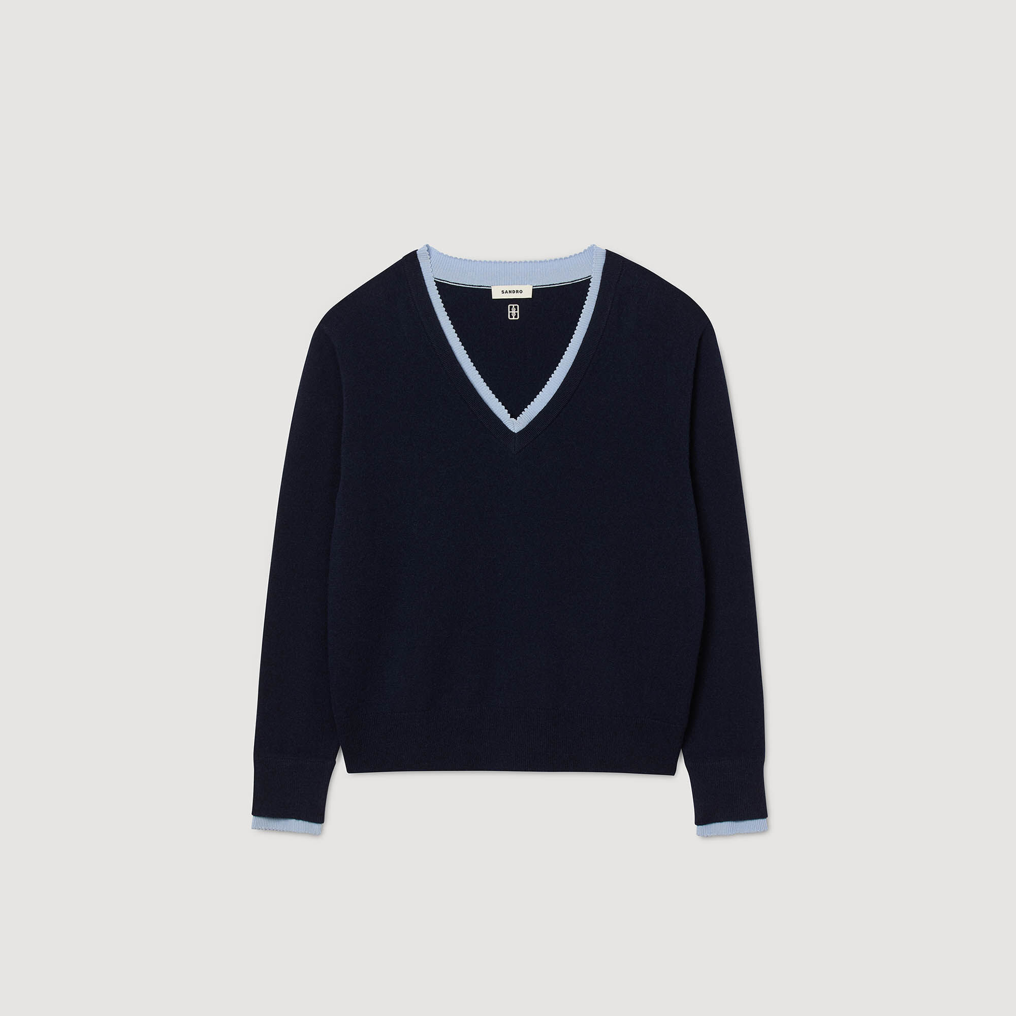 Pullover in lana e cashmere