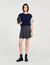 Maglione in maglia bimateriale