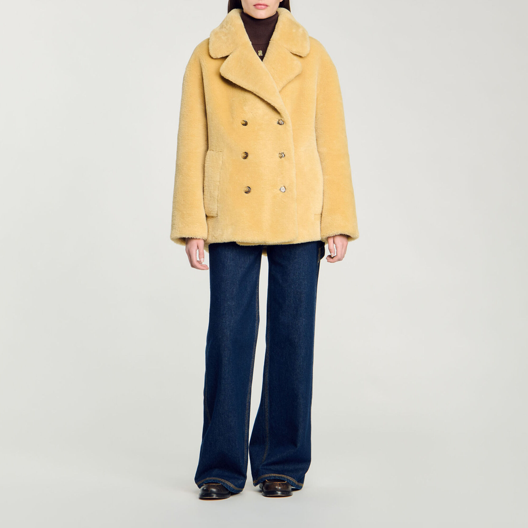 Cappotto in ecopelliccia