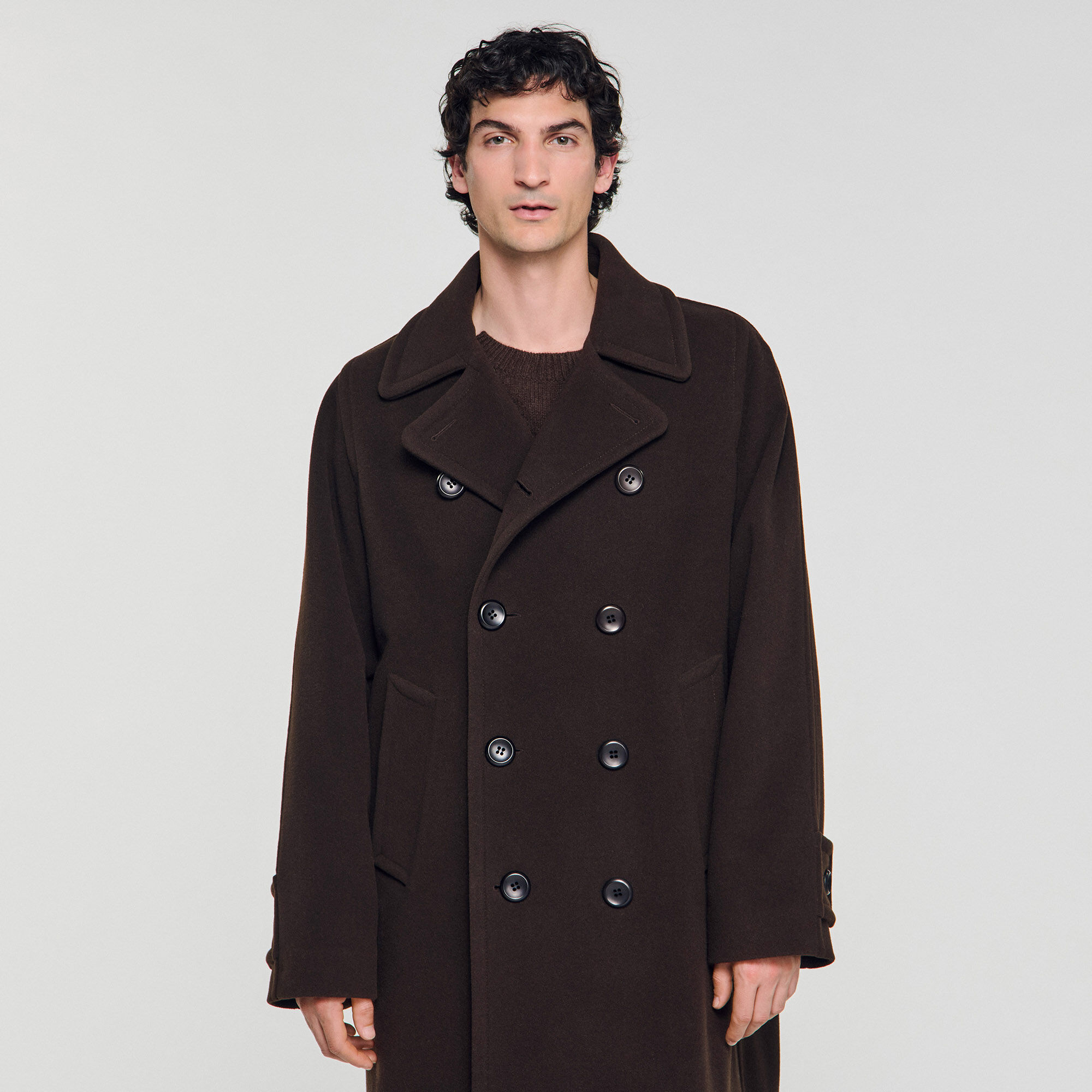 Cappotto doppiopetto lana cachemire