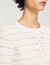 Cardigan corto con perline